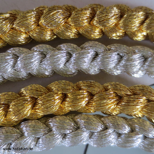 gold / silber Kordel Obijime