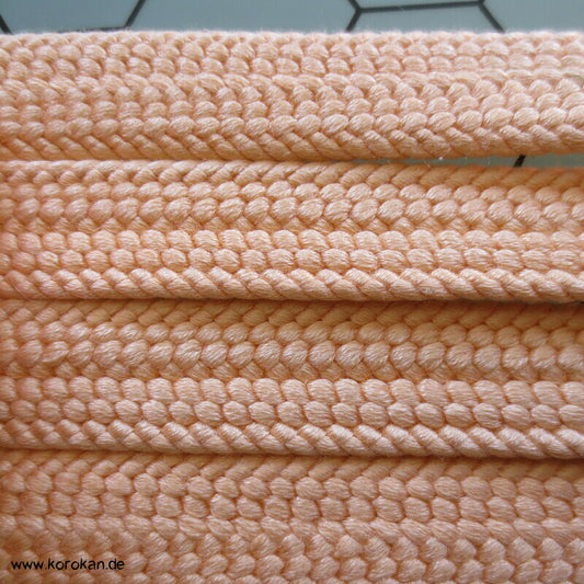 apricot / hautfarbener Obijime, Seide