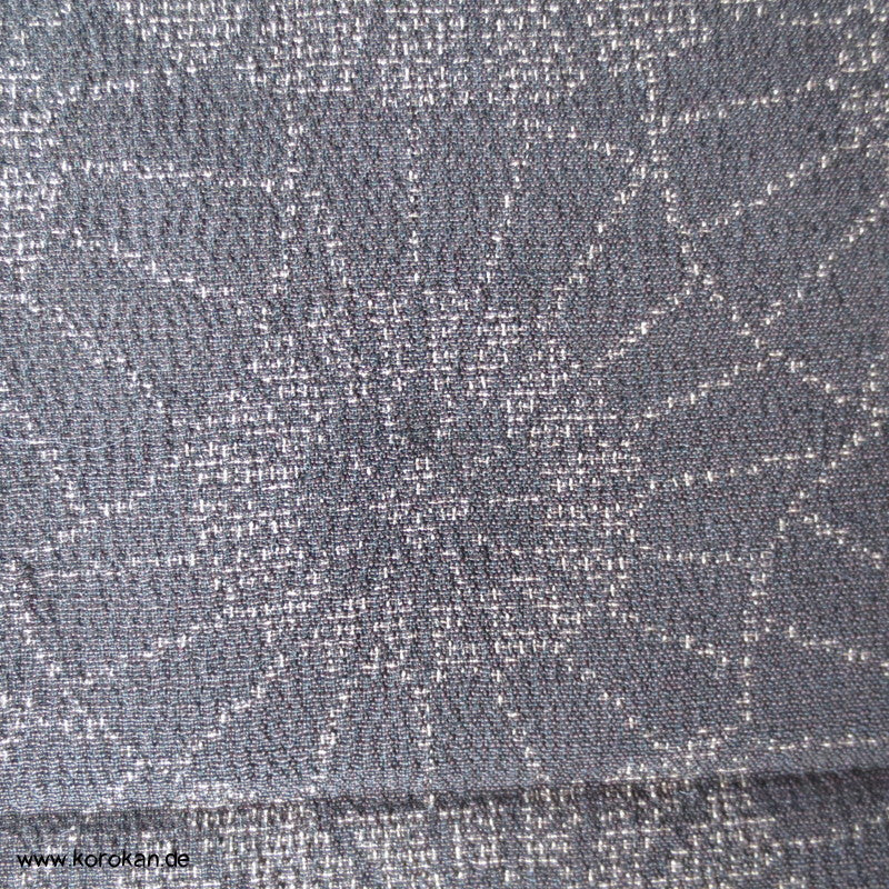 Bangasa Papierschirme Kasuri Wolle / Seide Kimono Stoff