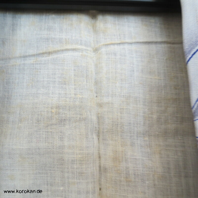 Ackerwinden auf blau Hitoe Kimono