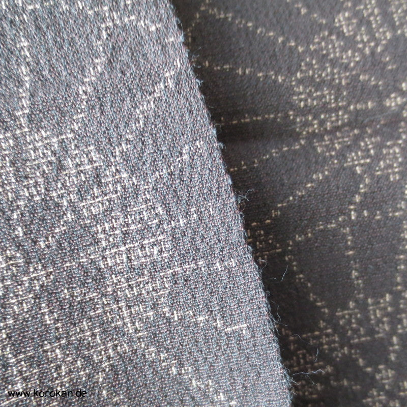 Bangasa Papierschirme Kasuri Wolle / Seide Kimono Stoff