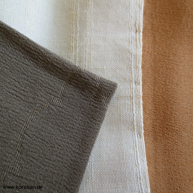 Chrysanthemen, Stickerei, antiker Irotomesode, khaki Seiden Kimono