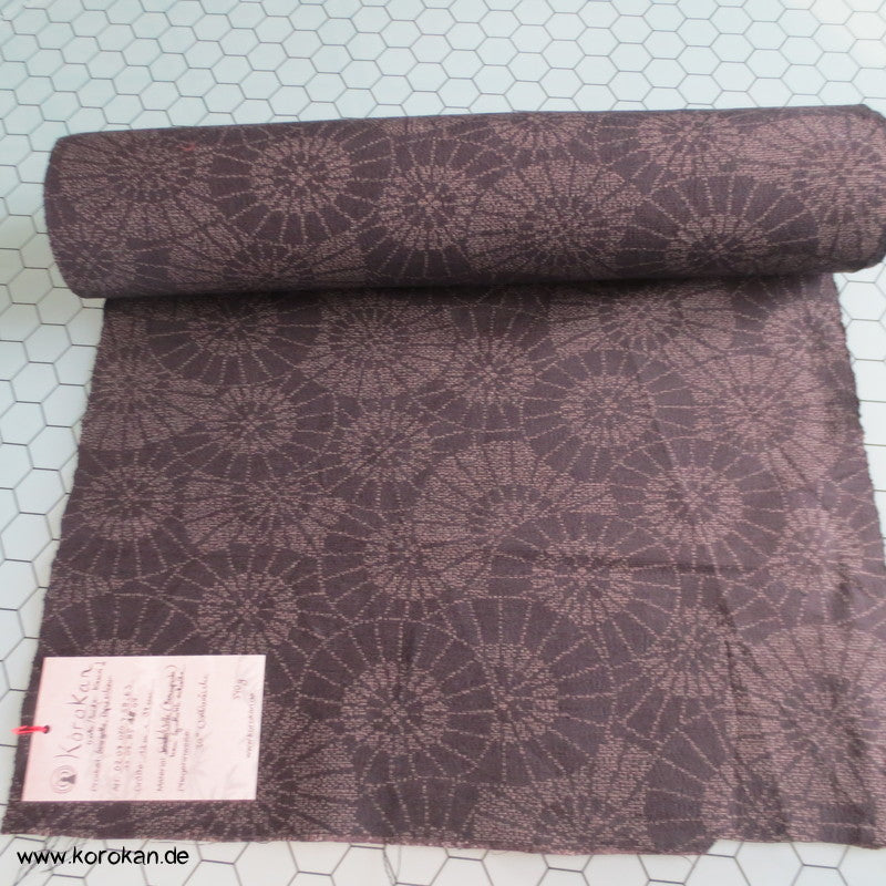 Bangasa Papierschirme Kasuri Wolle / Seide Kimono Stoff