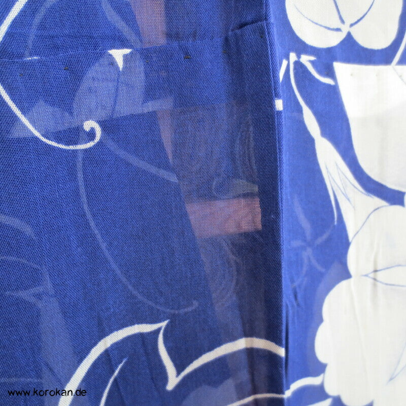 Ackerwinden auf blau Hitoe Kimono