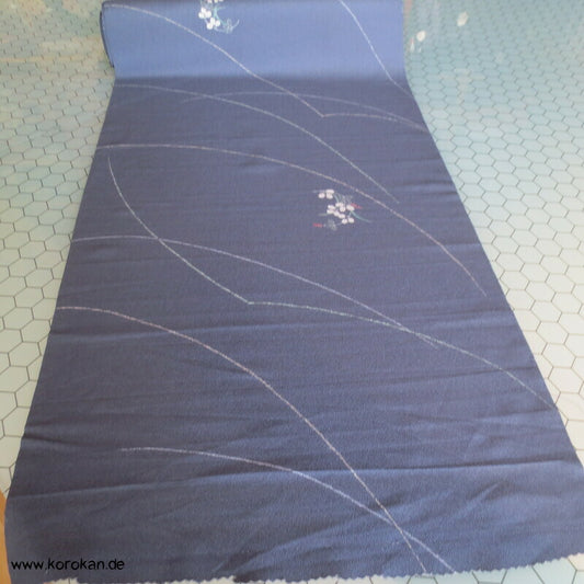 Nandina und Gräsern Kimono Crepe