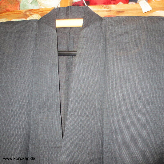 halbtransparenter Tsumugi Seiden Hitoe Hochsommer Kimono