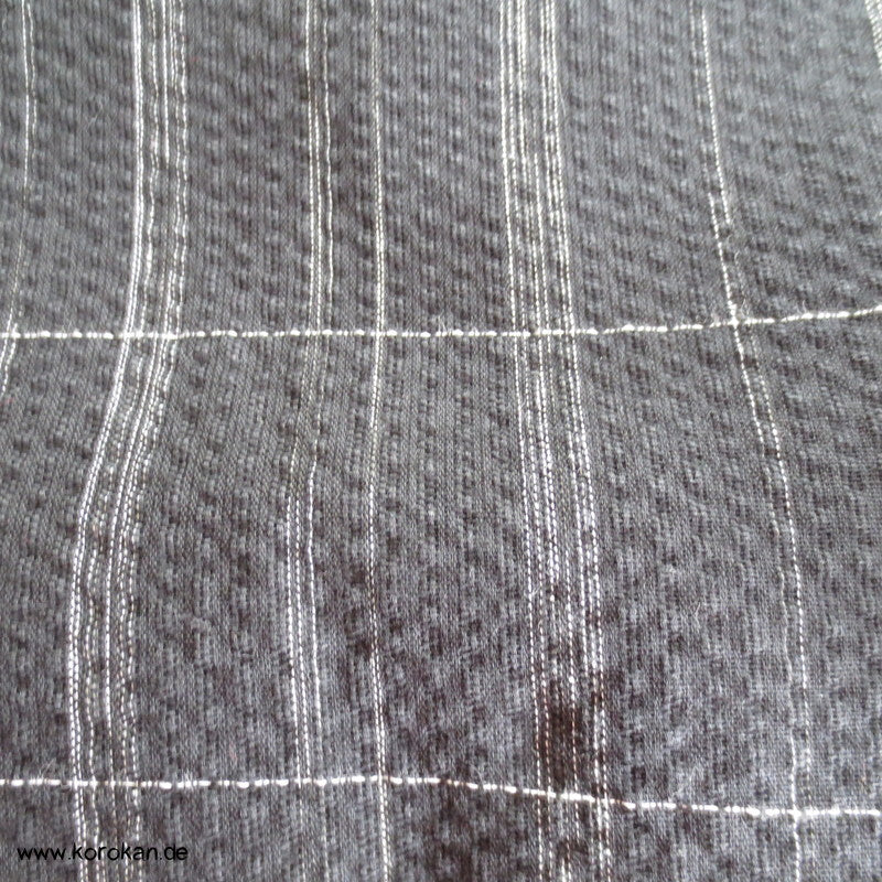 gestreifter dicker Krepp Yukata Kimono, reine Baumwolle