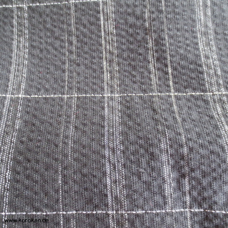 gestreifter dicker Krepp Yukata Kimono, reine Baumwolle