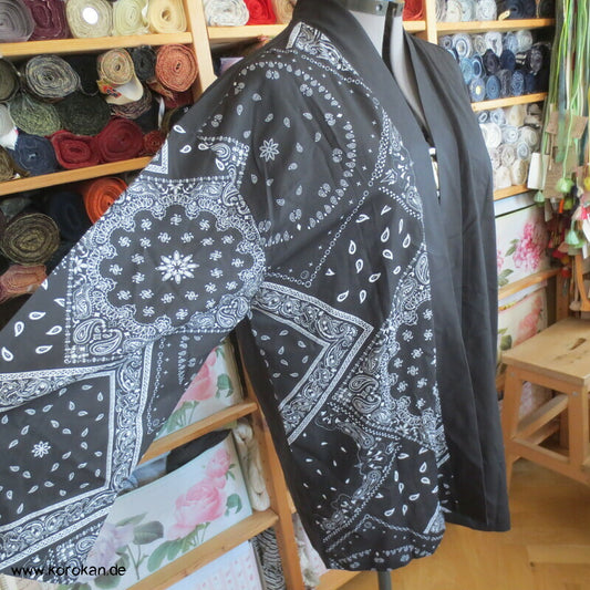 Happi Hemdjacke Paisley Tuchdruck