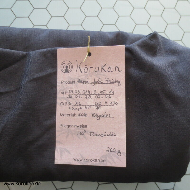 Happi Hemdjacke Paisley Tuchdruck