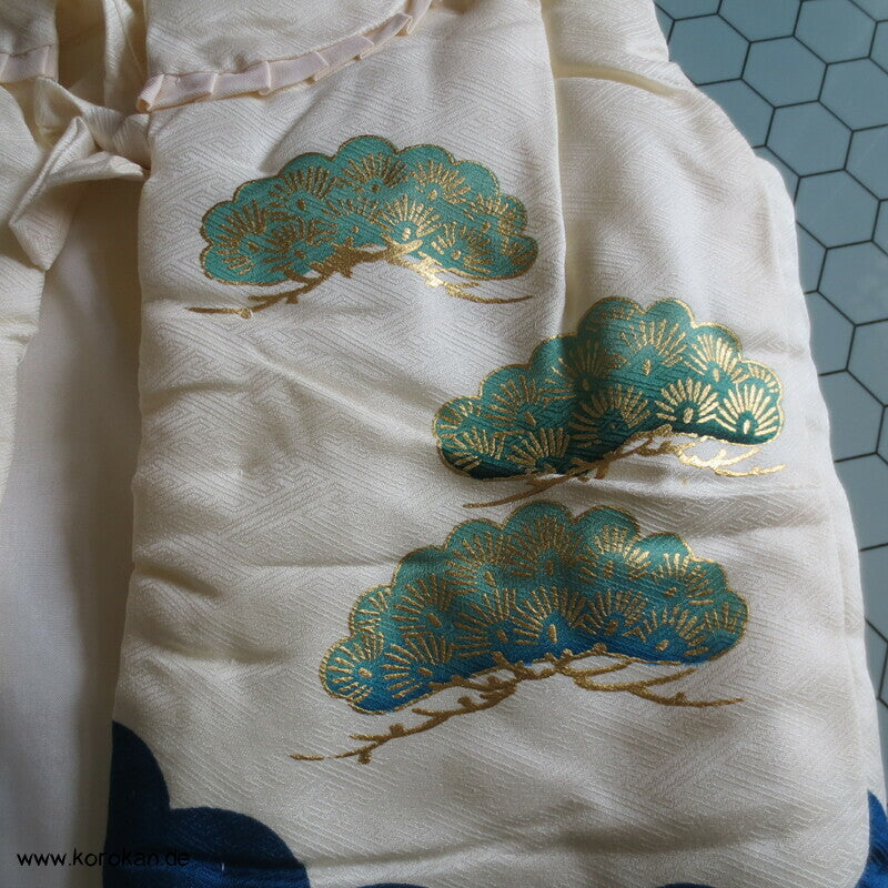 japanische Jungen / Säuglings Chanchanko gefütterte Weste und Kimono für Taufe