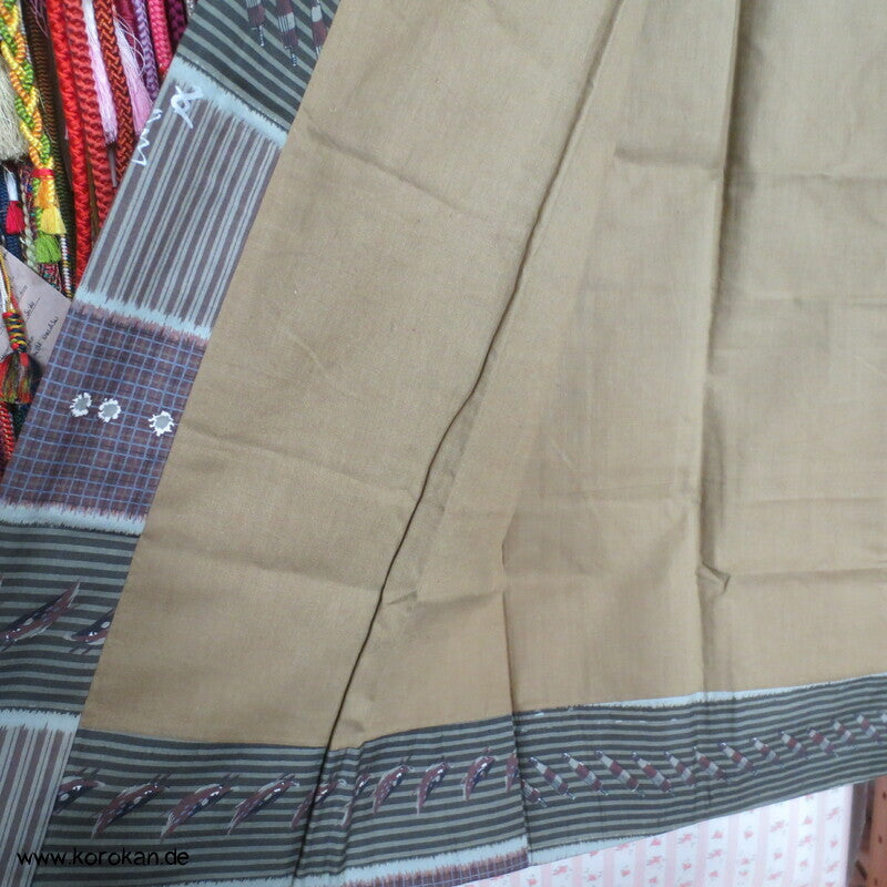 Wildschweine, Regenschirme, Blüten, Kanji Juban Kimono
