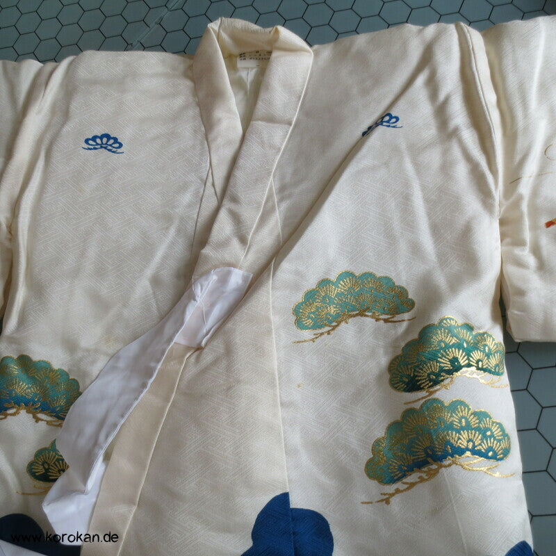 japanische Jungen / Säuglings Chanchanko gefütterte Weste und Kimono für Taufe