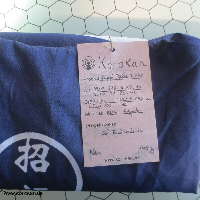 Happi Hemdjacke Katzen Neko Druck