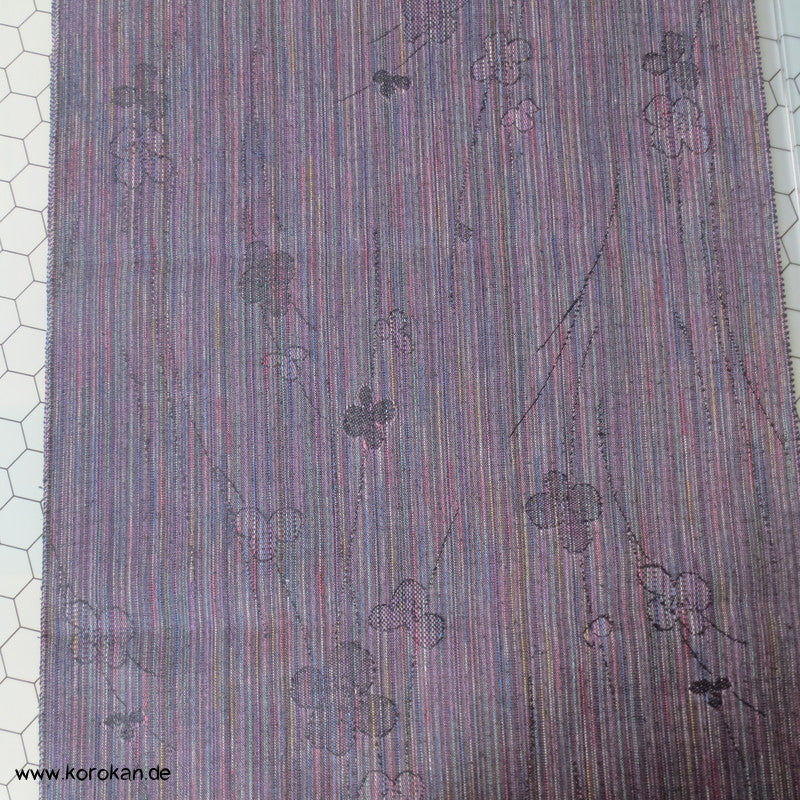 Blumenjacquard, bunte Fäden Wolle / Seide Kimono Stoff