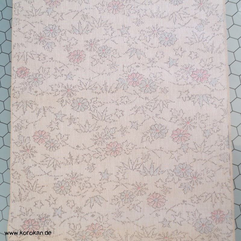 Chrysantheme Bambus Kasuri Crepe Georgette Wolle