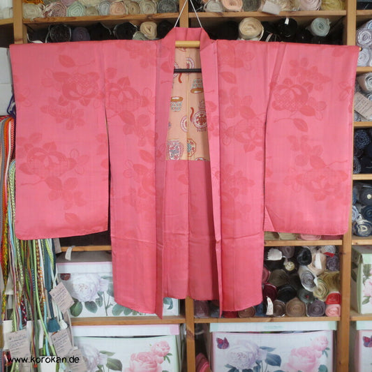 Iro Furi Haori, gewebte Tachibana Seiden Damast, Porzellanfutter