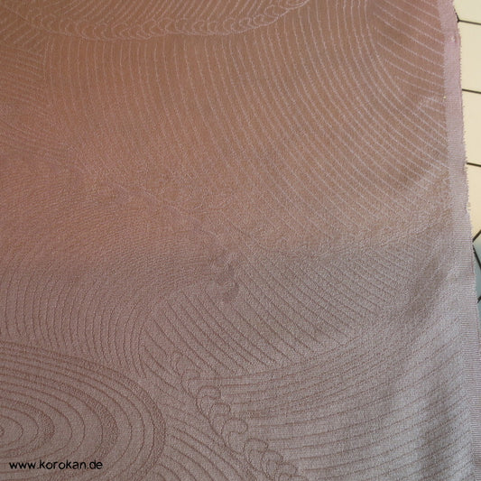 Bokashi Wellen Seiden Damast Kimono Stoffrest