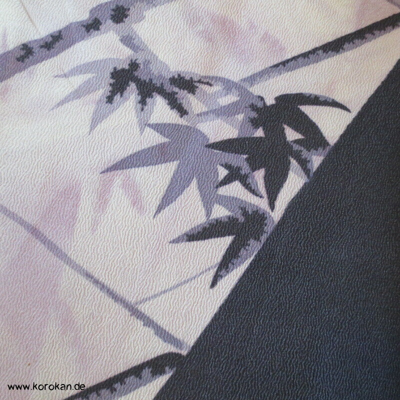 Pyjama Hose Upcycling aus Homongi Kimono, Rayon, Gr. L