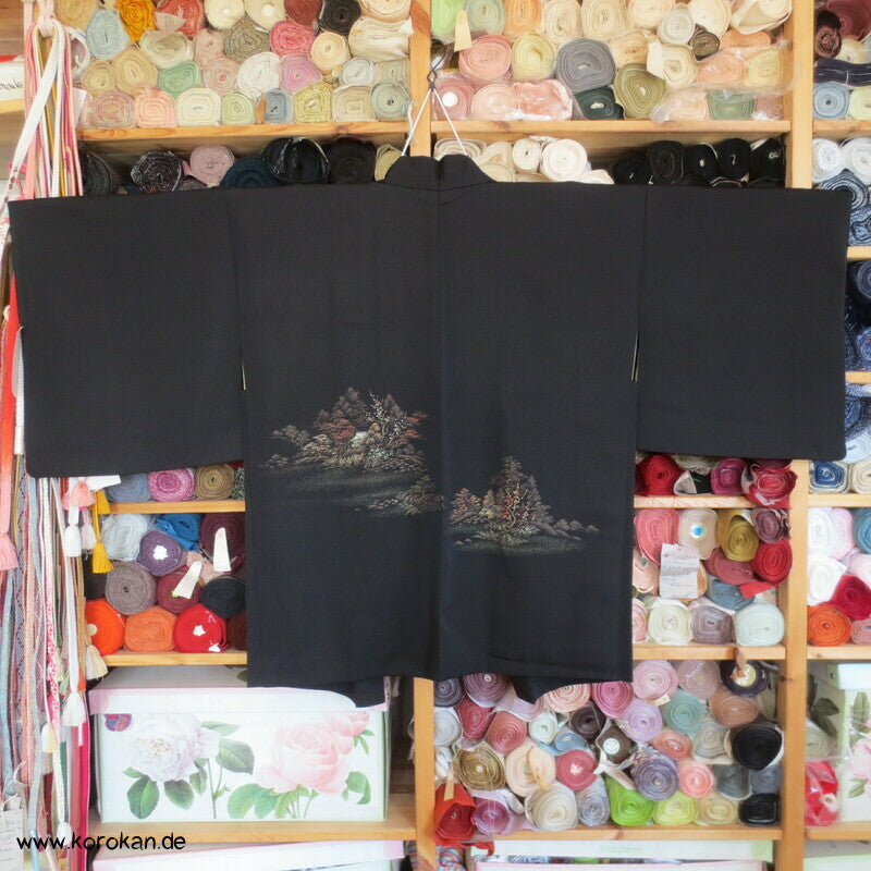 Urushi Landschaft Haori Kimono Jacke