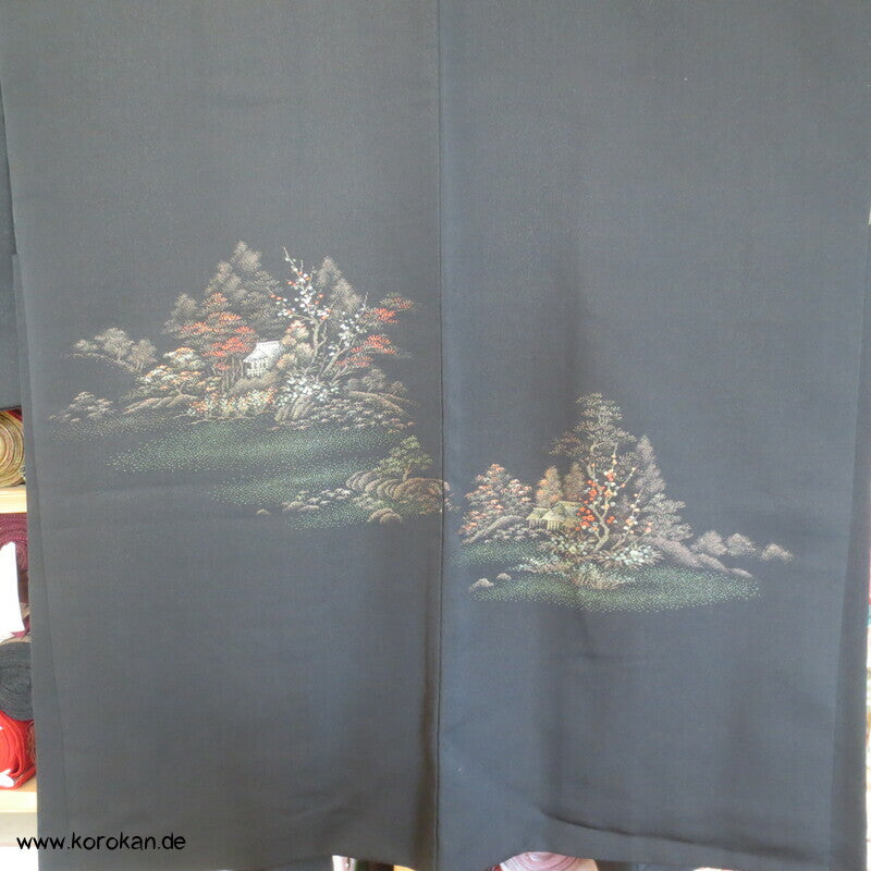 Urushi Landschaft Haori Kimono Jacke