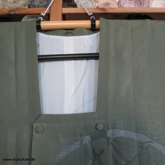 Durchbruchmuster Seiden Michiyuki Jacke - innen Blumen