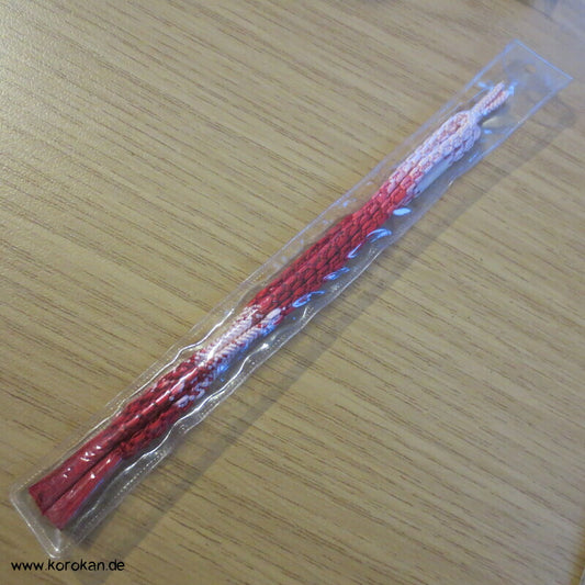 Haori Himo - Seide, 2 strängig rosa rot