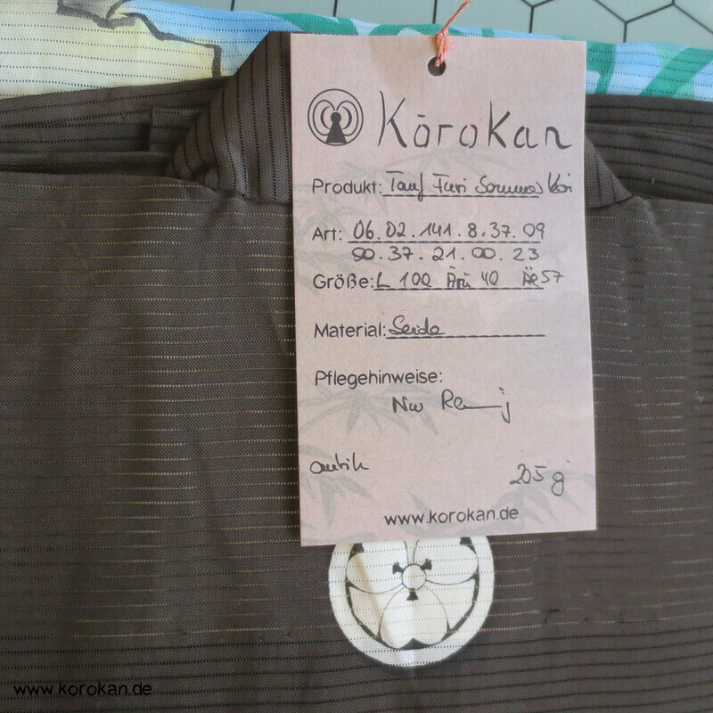 antiker Sommer Tauf Kimono für kleine Jungen, springender Koi