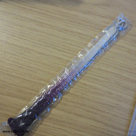 Haori Himo - Seide, lila Verlauf, Gestrick