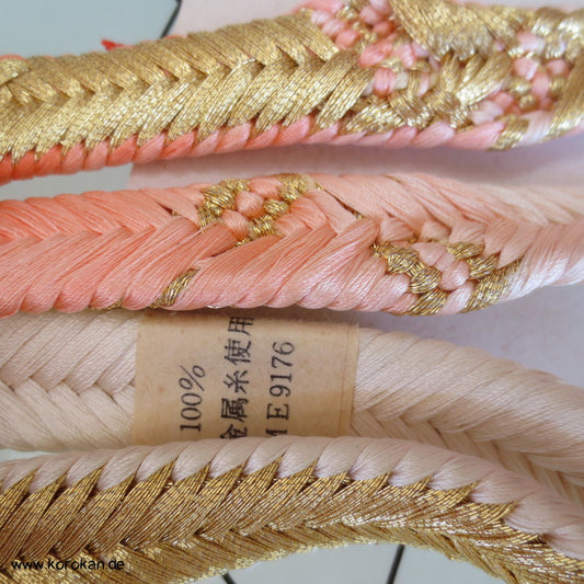 Koi orange Obijime, geflochten