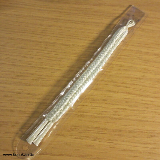 Haori Himo - Seide, weiß uni