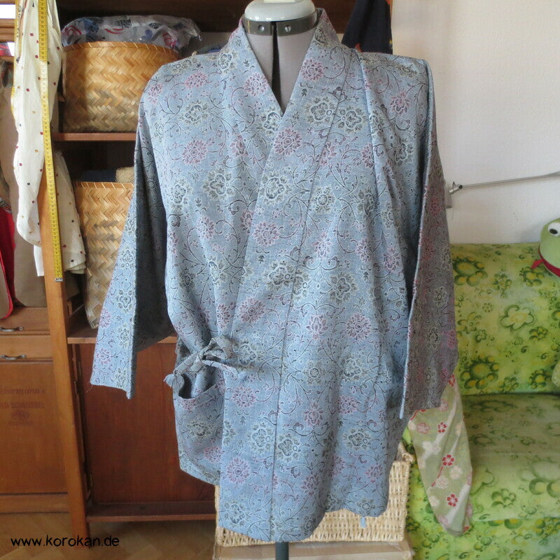 Arabesken Wolljacquard Dochugi Kimonojacke