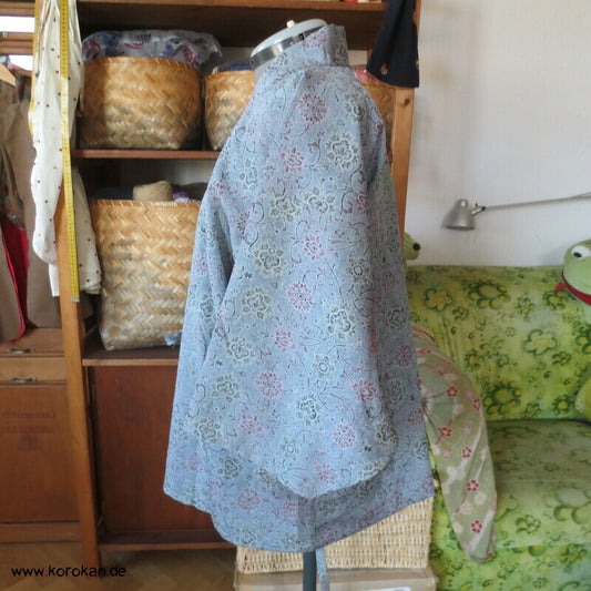 Arabesken Wolljacquard Dochugi Kimonojacke