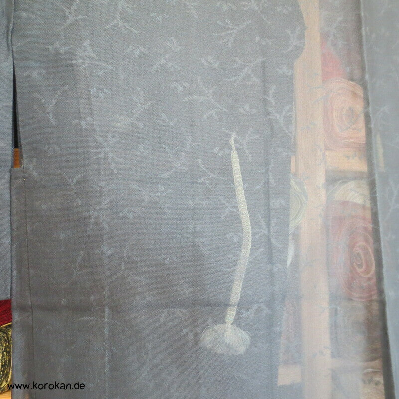 gewebte Zweige Haori Kimono Jacke - halbtransparent