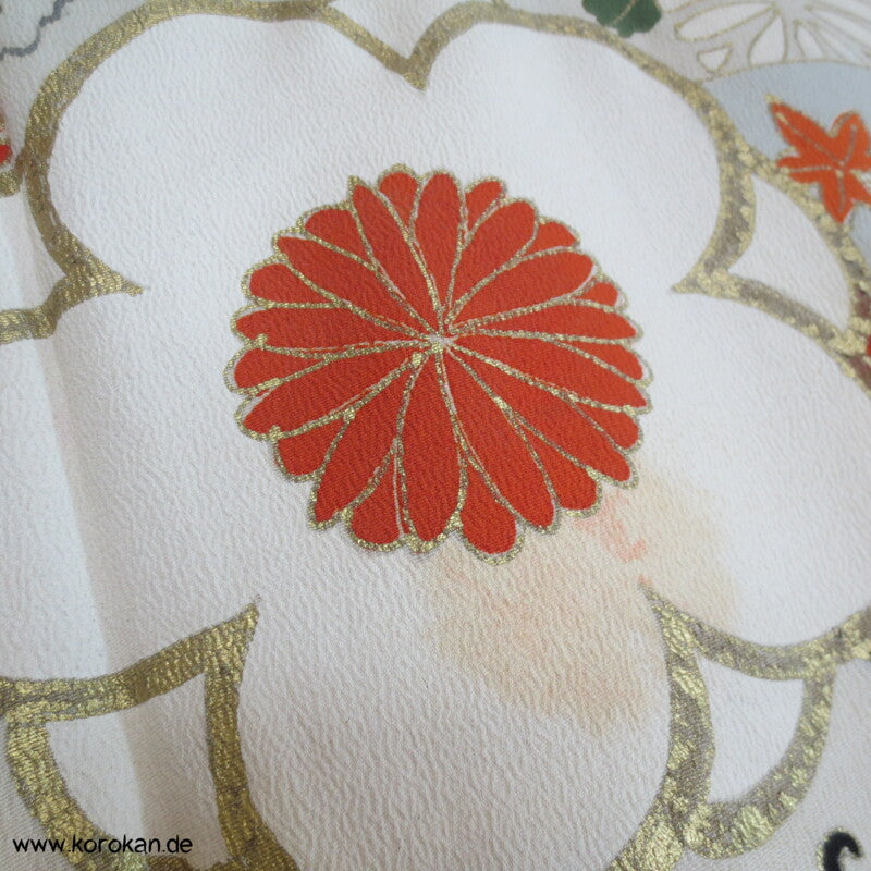 Genji Guruma, Chrysantheme, Gold Homongi