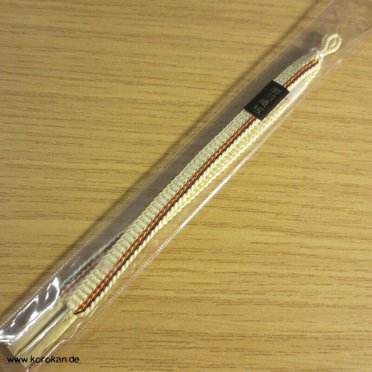 Haori Himo - Seide, bunte Streifen in hellgelb