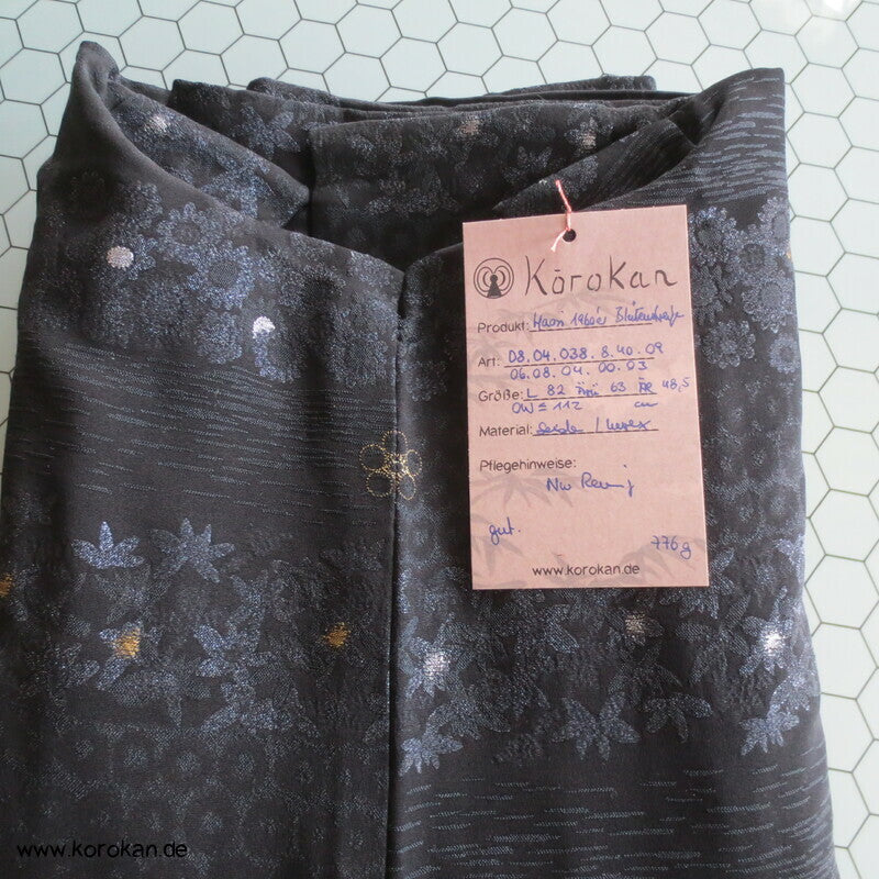1960'er Lurex Blütenstreifen Haori