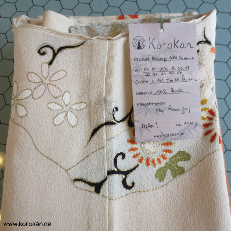Genji Guruma, Chrysantheme, Gold Homongi