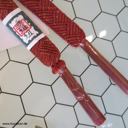 braun / hellbraun, Obijime, geflochten, neu