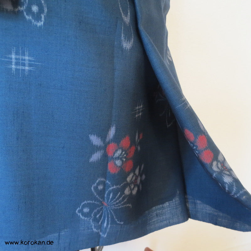Bauchweg Schmetterling Druck Kasuri Kimono Wolle fittet skirt