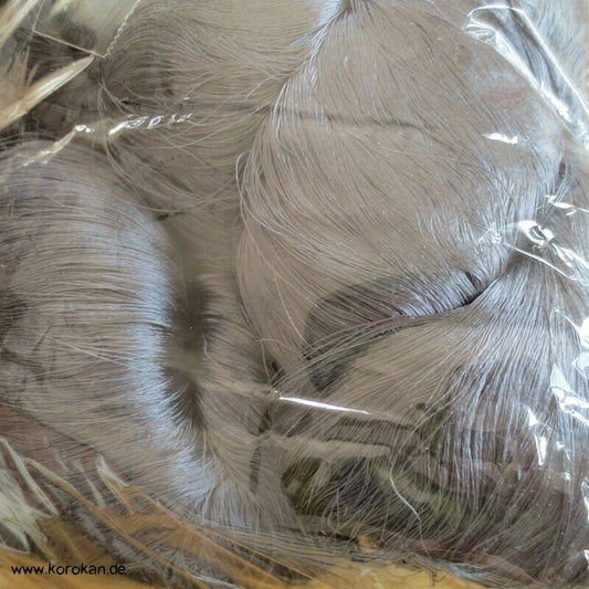 stahlblaues Seidengarn zum Weben aus japanischer Obi Werkstatt