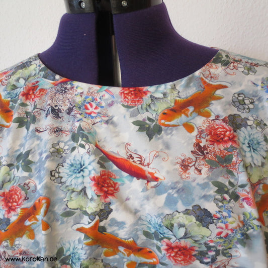 Koi Baumwolljersey A - Linie Langarm T Shirt