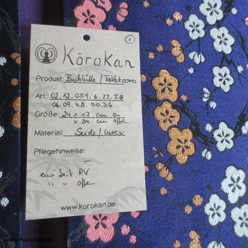 Buch - Tablethülle mit einer Seite Reißverschluss, kleinere Varianten