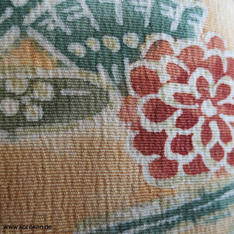 japanische Motive Tsumugi Seiden Haori Kimono Jacke