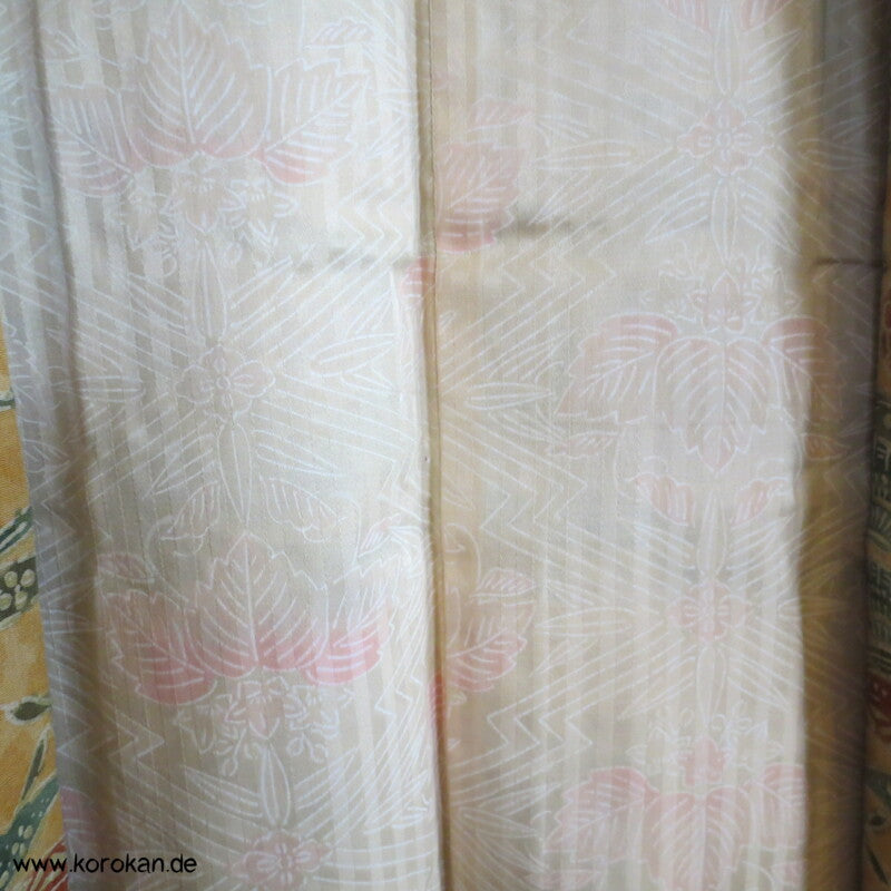 japanische Motive Tsumugi Seiden Haori Kimono Jacke