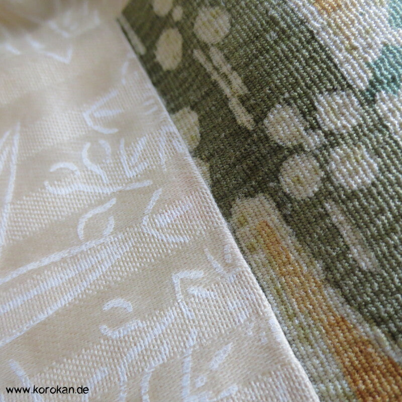 japanische Motive Tsumugi Seiden Haori Kimono Jacke