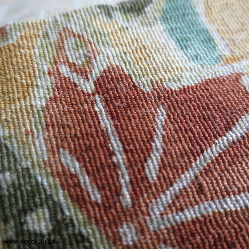 japanische Motive Tsumugi Seiden Haori Kimono Jacke