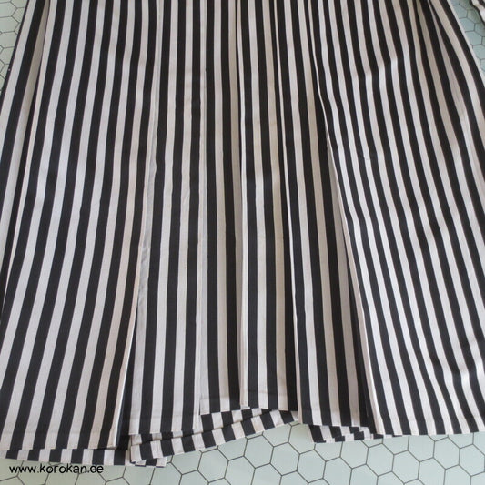hellgrau schwarz gestreifte Hakama - Umanori Hosen-Typ