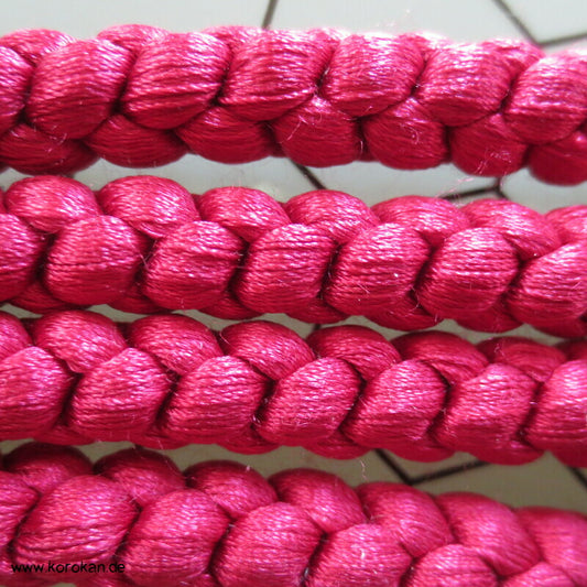 weinrote Seide Kordel Obijime