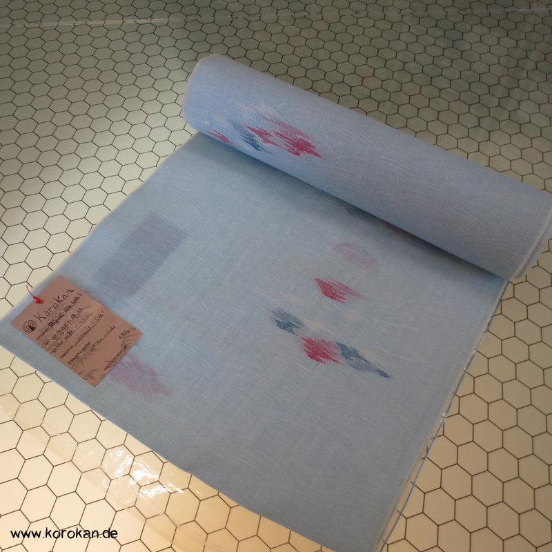 Wellenwolken Jacquard Decoupé Kimono - Wollstoff Tanmono